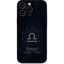 iPhone 16 Pro Uyumlu Terazi Burcu Desenli Telefon Kılıfı + Ekran Koruyucu - 5774