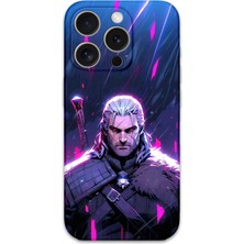 iPhone 15 Pro Max Uyumlu Geralt Desenli Telefon Kılıfı + Ekran Koruyucu - 5826