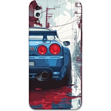 Galaxy A10S Uyumlu Araba Desenli Telefon Kılıfı + Ekran Koruyucu - 5761