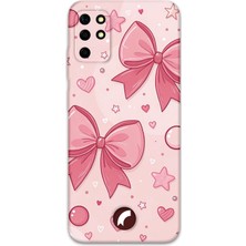 Reeder S19 Max Uyumlu Kurdele Desenli Telefon Kılıfı + Ekran Koruyucu - 5803