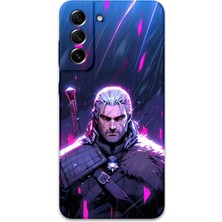 Galaxy S22 Plus Uyumlu Geralt Desenli Telefon Kılıfı + Ekran Koruyucu - 5826