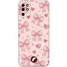 Reeder S19 Max Uyumlu Kurdele Desenli Telefon Kılıfı + Ekran Koruyucu - 5802