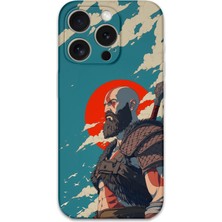 iPhone 15 Pro Uyumlu Kratos Desenli Telefon Kılıfı + Ekran Koruyucu - 5824