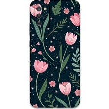 Galaxy A02S Uyumlu Çiçek Desenli Telefon Kılıfı + Ekran Koruyucu - 5788