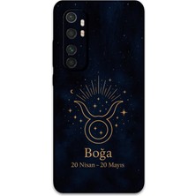 Xiaomi Mi Note 10 Lite Uyumlu Boğa Burcu Desenli Telefon Kılıfı + Ekran Koruyucu - 5769