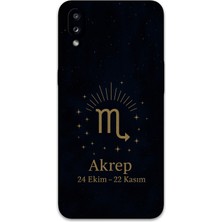 Galaxy A10S Uyumlu Akrep Burcu Desenli Telefon Kılıfı + Ekran Koruyucu - 5775