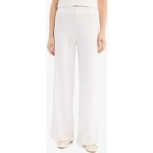 DeFacto Wide Leg Geniş Paça Basic Düz Pike Pantolon E5784AX25SP