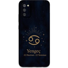 Galaxy A03S Uyumlu Yengeç Burcu Desenli Telefon Kılıfı + Ekran Koruyucu - 5771