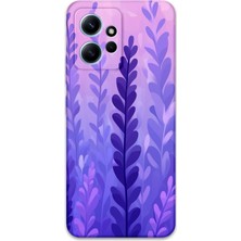 Xiaomi Redmi Note 12 4g Uyumlu Çiçek Desenli Telefon Kılıfı + Ekran Koruyucu - 5798