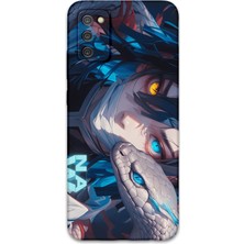 Galaxy A03S Uyumlu Anime Desenli Telefon Kılıfı + Ekran Koruyucu - 5748