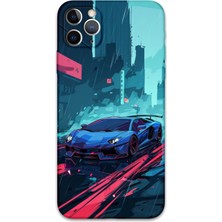 iPhone 11 Pro Uyumlu Araba Desenli Telefon Kılıfı + Ekran Koruyucu - 5763