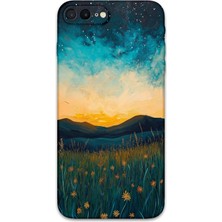 iPhone 7 Plus Uyumlu Uzay Desenli Telefon Kılıfı + Ekran Koruyucu - 5871