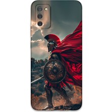 Galaxy A03S Uyumlu Retro Desenli Telefon Kılıfı + Ekran Koruyucu - 5834