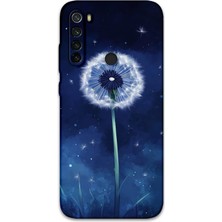 Xiaomi Redmi Note 8 Uyumlu Çiçek Desenli Telefon Kılıfı + Ekran Koruyucu - 5787