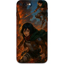 iPhone 7 Plus Uyumlu Anime Desenli Telefon Kılıfı + Ekran Koruyucu - 5744