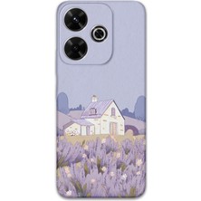 Xiaomi Redmi 13 Uyumlu Çiçek Desenli Telefon Kılıfı + Ekran Koruyucu - 5800