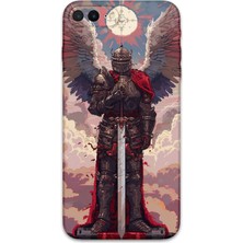 iPhone 8 Plus Uyumlu Retro Desenli Telefon Kılıfı + Ekran Koruyucu - 5837