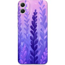 Galaxy A04E Uyumlu Çiçek Desenli Telefon Kılıfı + Ekran Koruyucu - 5798