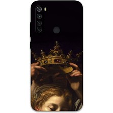 Xiaomi Redmi Note 8 Uyumlu Retro Desenli Telefon Kılıfı + Ekran Koruyucu - 5833