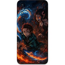 Galaxy A10S Uyumlu Anime Desenli Telefon Kılıfı + Ekran Koruyucu - 5745