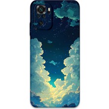 Xiaomi Redmi Note 10 Uyumlu Uzay Desenli Telefon Kılıfı + Ekran Koruyucu - 5868