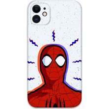 iPhone 11 Uyumlu Spiderman Desenli Telefon Kılıfı + Ekran Koruyucu - 5830