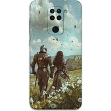 Xiaomi Redmi Note 9 Uyumlu Retro Desenli Telefon Kılıfı + Ekran Koruyucu - 5843