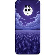 Xiaomi Redmi Note 9s Uyumlu Çiçek Desenli Telefon Kılıfı + Ekran Koruyucu - 5797