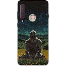 Galaxy A9 2018 Uyumlu Retro Desenli Telefon Kılıfı + Ekran Koruyucu - 5844