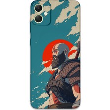 Galaxy A06 Uyumlu Kratos Desenli Telefon Kılıfı + Ekran Koruyucu - 5824