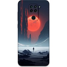 Xiaomi Redmi Note 9 Uyumlu Uzay Desenli Telefon Kılıfı + Ekran Koruyucu - 5861