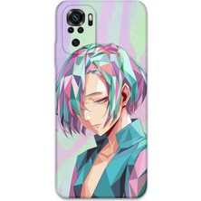 Xiaomi Redmi Note 10S Uyumlu Anime Desenli Telefon Kılıfı + Ekran Koruyucu - 5743