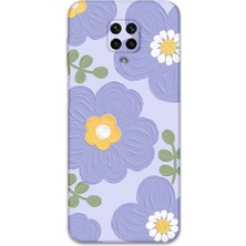 Xiaomi Redmi Note 9s Uyumlu Çiçek Desenli Telefon Kılıfı + Ekran Koruyucu - 5799
