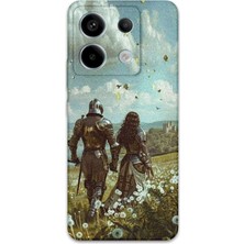 Xiaomi Redmi Note 13 Pro 5g Uyumlu Retro Desenli Telefon Kılıfı + Ekran Koruyucu - 5843