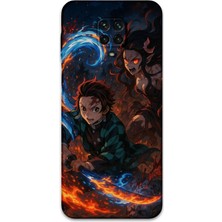 Xiaomi Redmi Note 9s Uyumlu Anime Desenli Telefon Kılıfı + Ekran Koruyucu - 5745