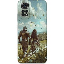 Xiaomi Redmi Note 11 Uyumlu Retro Desenli Telefon Kılıfı + Ekran Koruyucu - 5843
