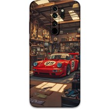 Xiaomi Redmi Note 8 Pro Uyumlu Araba Desenli Telefon Kılıfı + Ekran Koruyucu - 5759