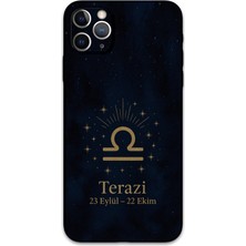 iPhone 11 Pro Uyumlu Terazi Burcu Desenli Telefon Kılıfı + Ekran Koruyucu - 5774
