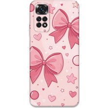 Xiaomi Redmi Note 11S Uyumlu Kurdele Desenli Telefon Kılıfı + Ekran Koruyucu - 5803