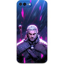 iPhone 8 Plus Uyumlu Geralt Desenli Telefon Kılıfı + Ekran Koruyucu - 5826