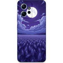 Xiaomi Redmi Note 12 4g Uyumlu Çiçek Desenli Telefon Kılıfı + Ekran Koruyucu - 5797