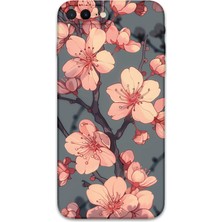iPhone 8 Plus Uyumlu Çiçek Desenli Telefon Kılıfı + Ekran Koruyucu - 5801
