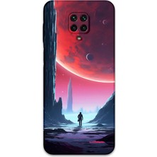 Xiaomi Redmi Note 9 Pro Uyumlu Uzay Desenli Telefon Kılıfı + Ekran Koruyucu - 5860
