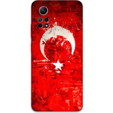 Xiaomi Redmi Note 12 Pro 4g Uyumlu Türk Bayrağı Desenli Telefon Kılıfı + Ekran Koruyucu - 5847