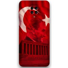 Xiaomi Redmi Note 9 Pro Uyumlu Atatürk Desenli Telefon Kılıfı + Ekran Koruyucu - 5848