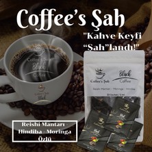Coffee's Şah Coffee' Şah Reishi Mantarı, Hindiba ve  Moringa Özlü Klasik Black Coffee