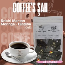 Coffee's Şah Coffee' Şah Reishi Mantarı, Hindiba ve  Moringa Özlü Klasik Black Coffee