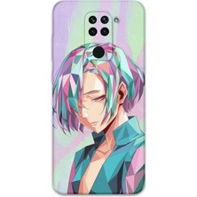 Xiaomi Redmi Note 9 Uyumlu Anime Desenli Telefon Kılıfı + Ekran Koruyucu - 5743