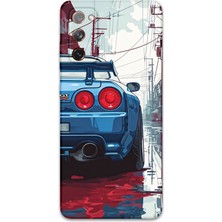 Galaxy S20 Fe Uyumlu Araba Desenli Telefon Kılıfı + Ekran Koruyucu - 5761