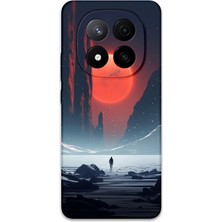 Xiaomi Redmi Note 14 Pro 4g Uyumlu Uzay Desenli Telefon Kılıfı + Ekran Koruyucu - 5861